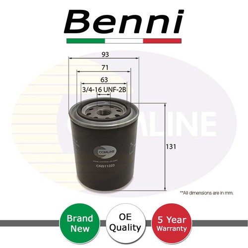 Oil filter benni fits - filter, terrano
