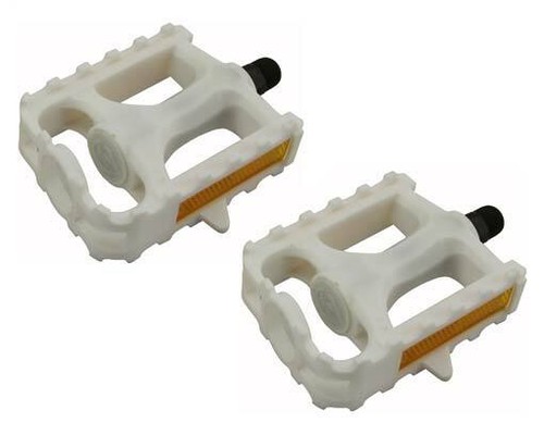 White bicycle pedals 861 - bicycle, m.t.b