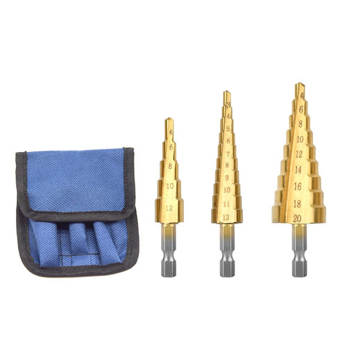 Pieces hex shank step drill - pieces,