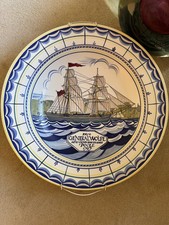 Poole Pottery hand painted Dish - General Wolfe (One off)