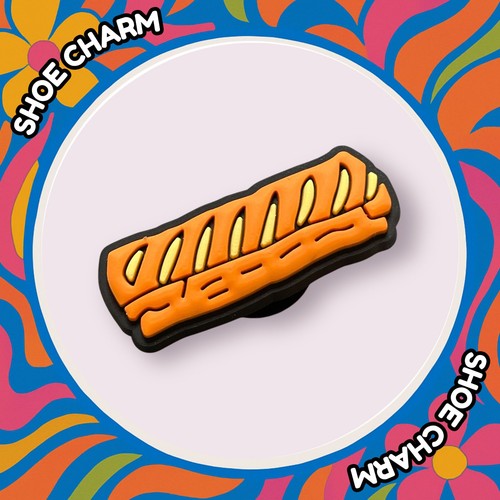 Sausage roll charm food snack - sausage,