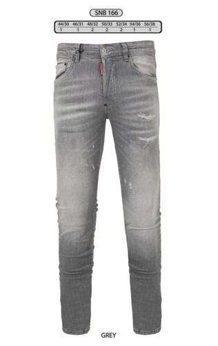 Dsquared2 men grey jeans - grey,