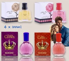4 Women's Ladies Perfume Eau De Parfum Spray Scent Fragrance Gift Set Grown