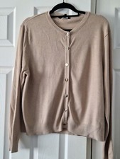 Ladies cream cardigan, size 20