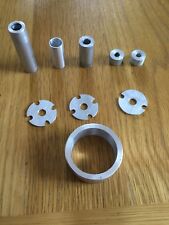 Aluminium Spacers,bushes, washers, custom made,bike parts,modified parts,bespoke