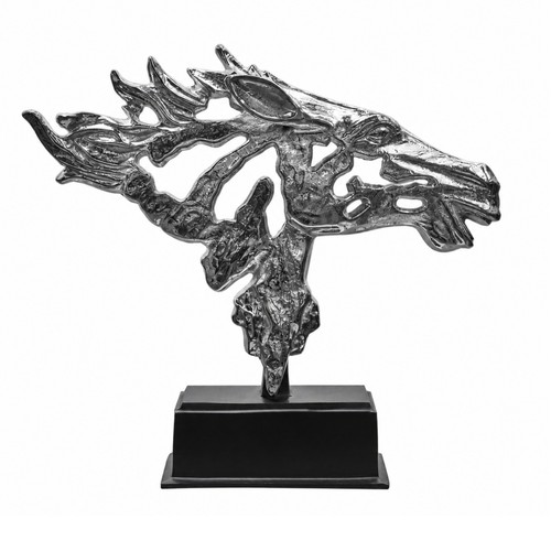 Horse head sculpture - horse-head,