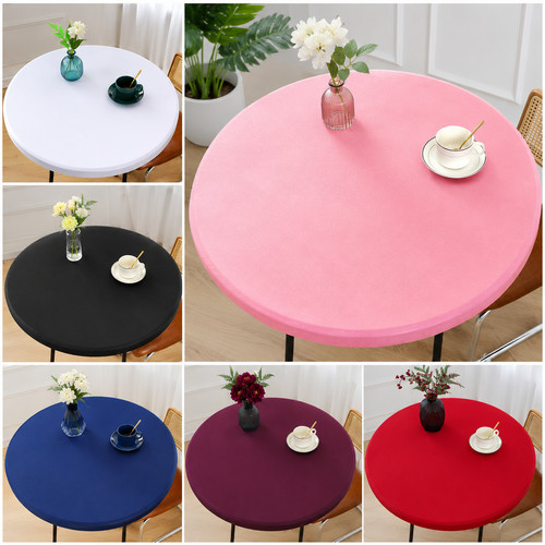 Round elastic table cover - round,