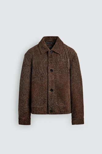 Zara mens brushed suede 100 - suede, 100%