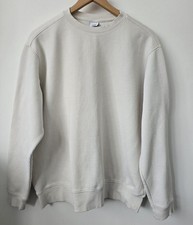 Women's Warm White Long Sleeves Jumper Zara Size Uk 12/ Eu L