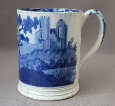 STAFFORDSHIRE PEARLWARE CASTLE