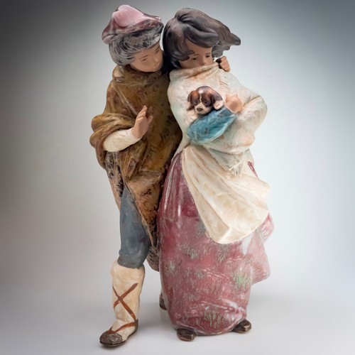 Lladro 1279 facing the wind - lladro,