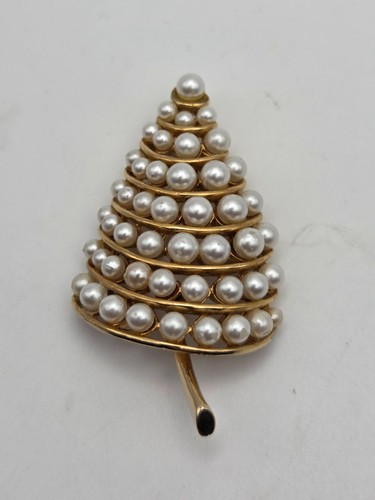 Vintage gold tone signed