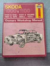 Skoda S100, S110, 1000, & 1100MB 1964-1978 Haynes Owners Workshop Manual