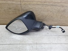 RENAULT CLIO PASSENGER SIDE WING MIRROR IN BLACK (DAMAGED) 2015 963026829R