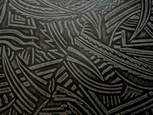 Brown ethnic patterned - , thin