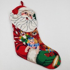 Vintage santa face wool - vintage,