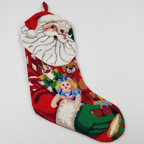 Vintage santa face wool - vintage,