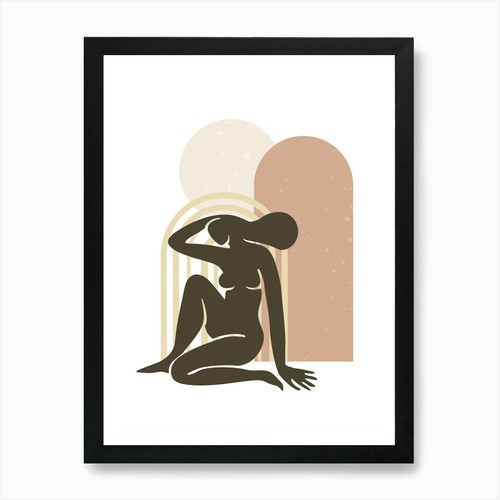 Abstract boho matisse art - boho,