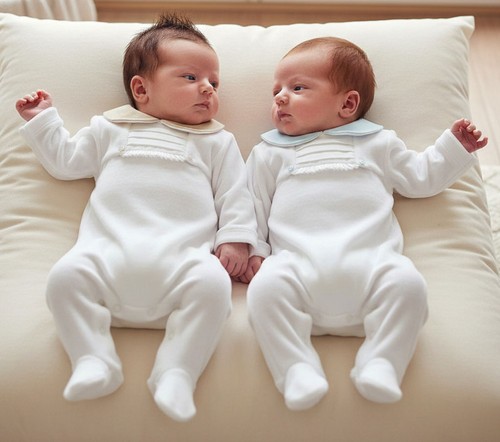 Baby boy velour sleepsuit - baby,