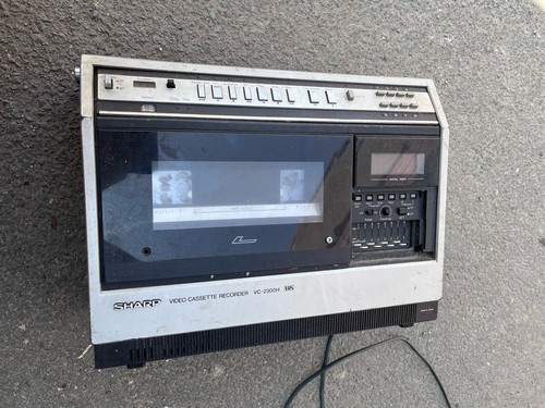 Sharp video cassette recorder - sharp,