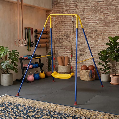 Swing set with - swing,