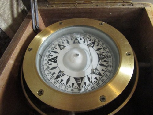 Vintage brass nautical gimbal - vintage,