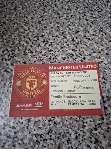 Match ticket cup 3rd - match, rd