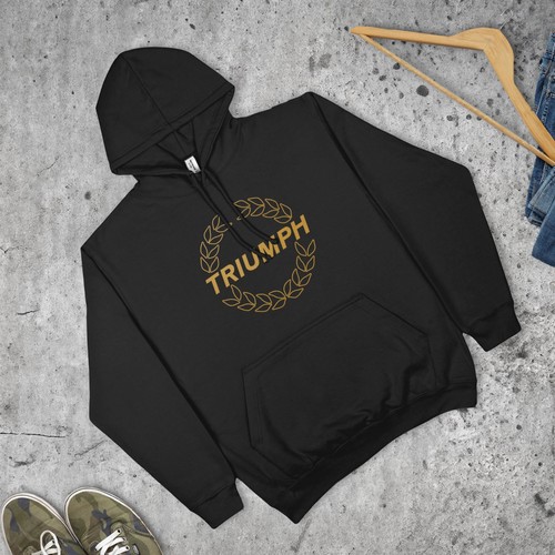 Triumph cars hoodie gold - triumph,