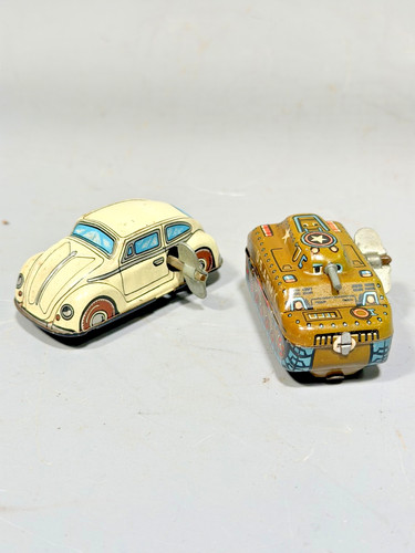 Vintage tin wind toy - vintage,