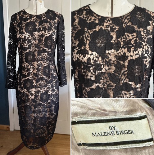 Malene birger black lace nude - malene,