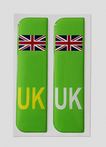 Green domed union jack - green,