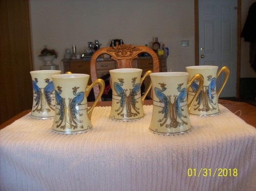Peacock porcelain china - peacock,