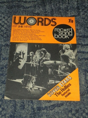 Words record song - words,