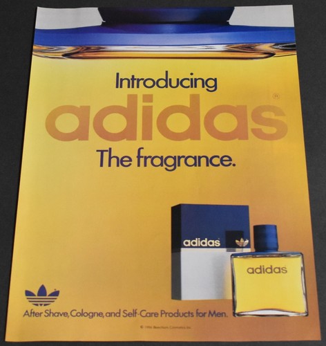 1986 print adidas - print, fragrance