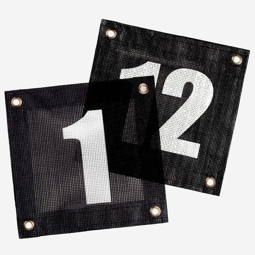 Tennis court numbers - court,