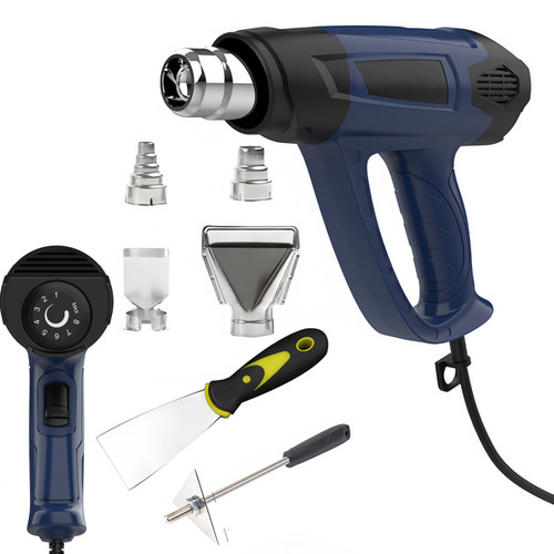 Heat gun kit with - gun,