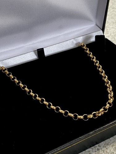 9ct yellow gold heavy belcher - 9ct,