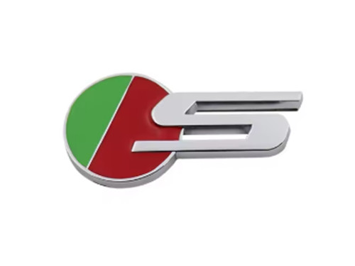 Jaguar style badge red - “s”,
