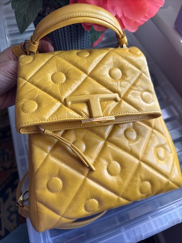 Tod tan leather shoulder - tod's,