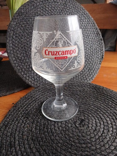 Cruzcampo chalice beer - cruzcampo,