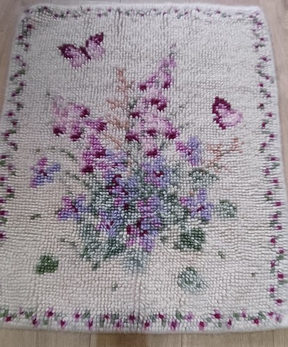 Pure wool pastel - , floral