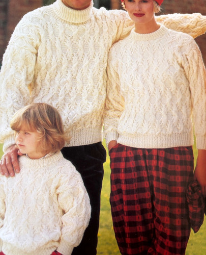 Family sizes fabulous aran - family,