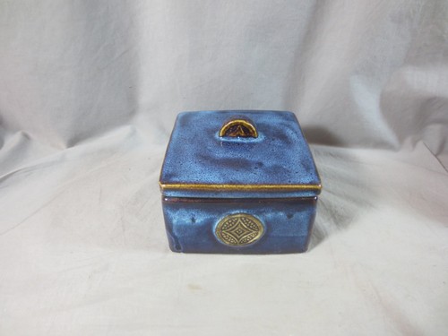 Blue studio pottery - blue,