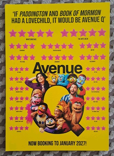 Avenue promotional postcard - avenue,