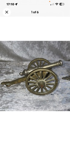 Vintage model cannon - cannon, emblem