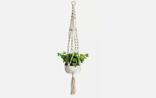 Macrame rope plant - plant, pots