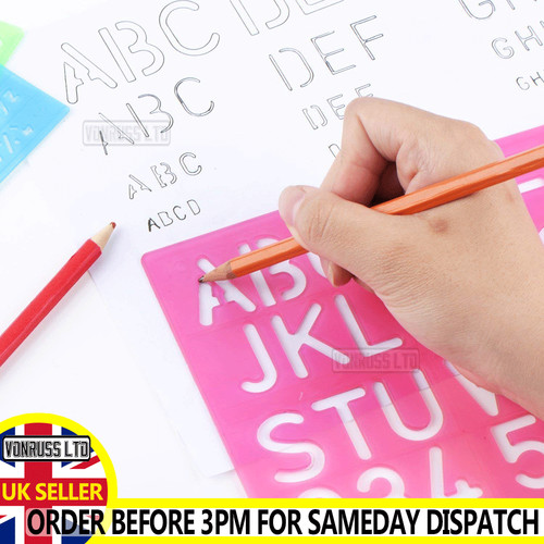 Letter stencil set - letter,