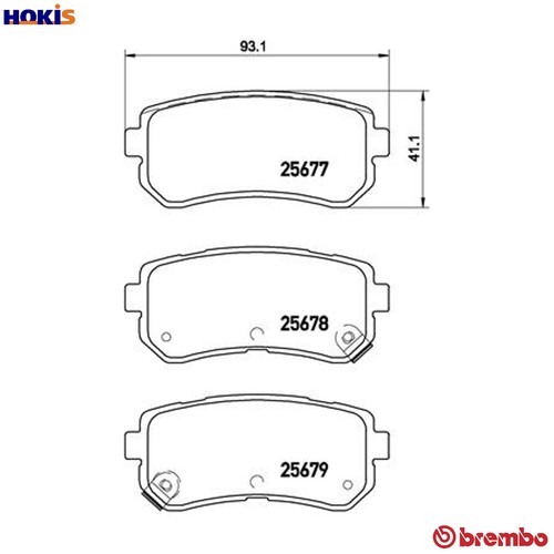 Brake pad set disc - pad,