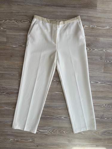 Zara trousers cream off white - cream,