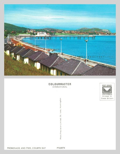 Postcard promenade and pier - postcard,